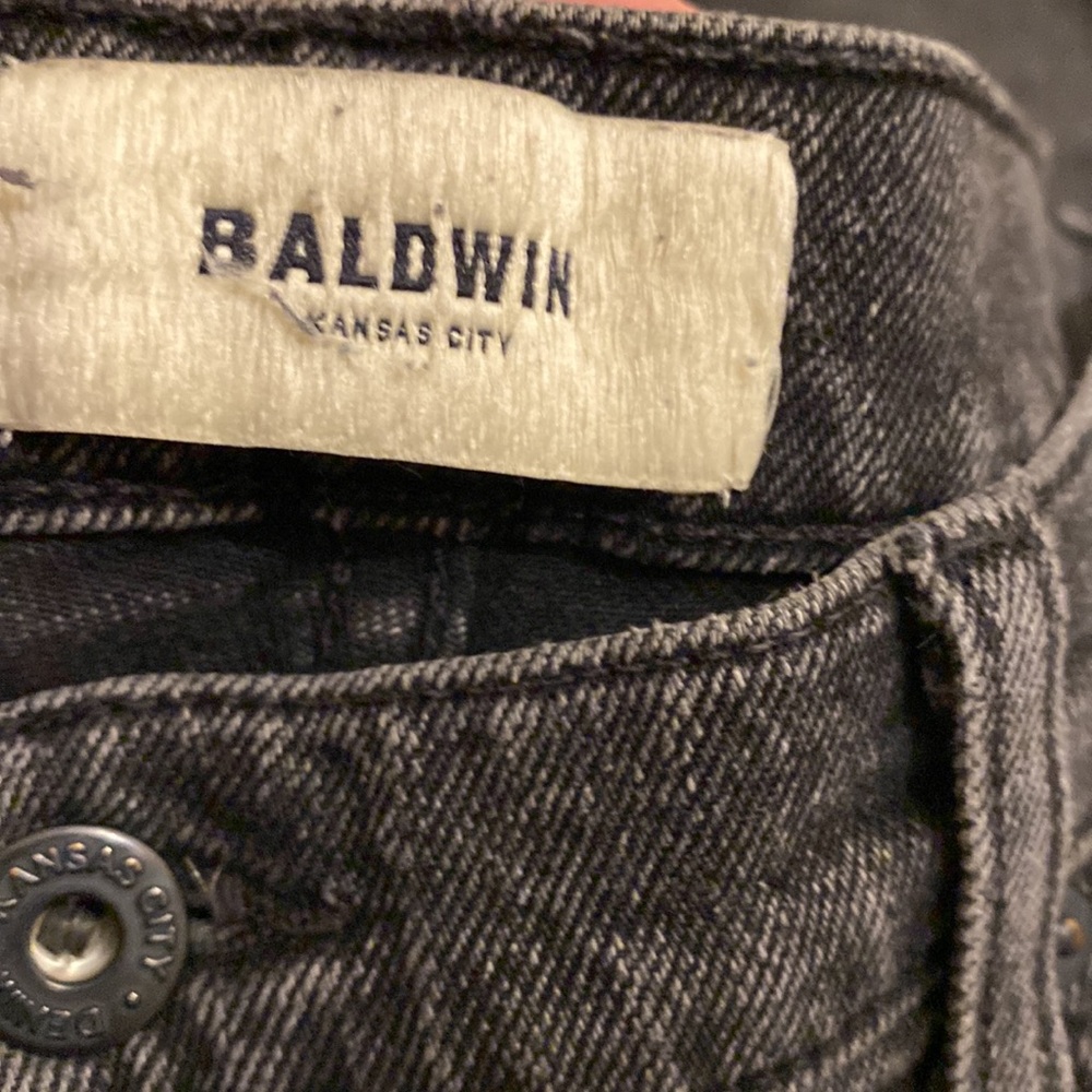 Baldwin Men's Dark Slim Jeans. Size 32 - Picture 4 of 10